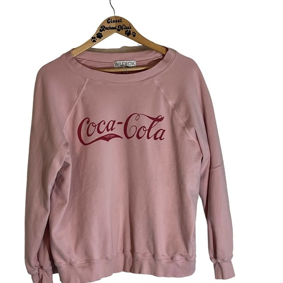 Wildfox Tops - Wild Fox Sample Pink Coca Cola Sweatshirt Medium